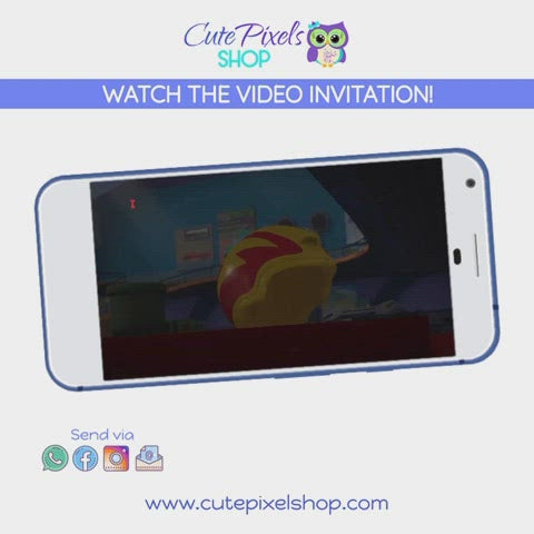Mickey Mouse Roadster Racers Video Invitation. Watch the Mickey Roadster racers song inviting everyone to your child's birthday.