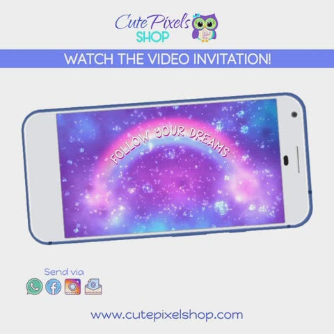 Watch the JoJo Siwa video invitation, Animated invitation for JoJo Siwa Birthday party