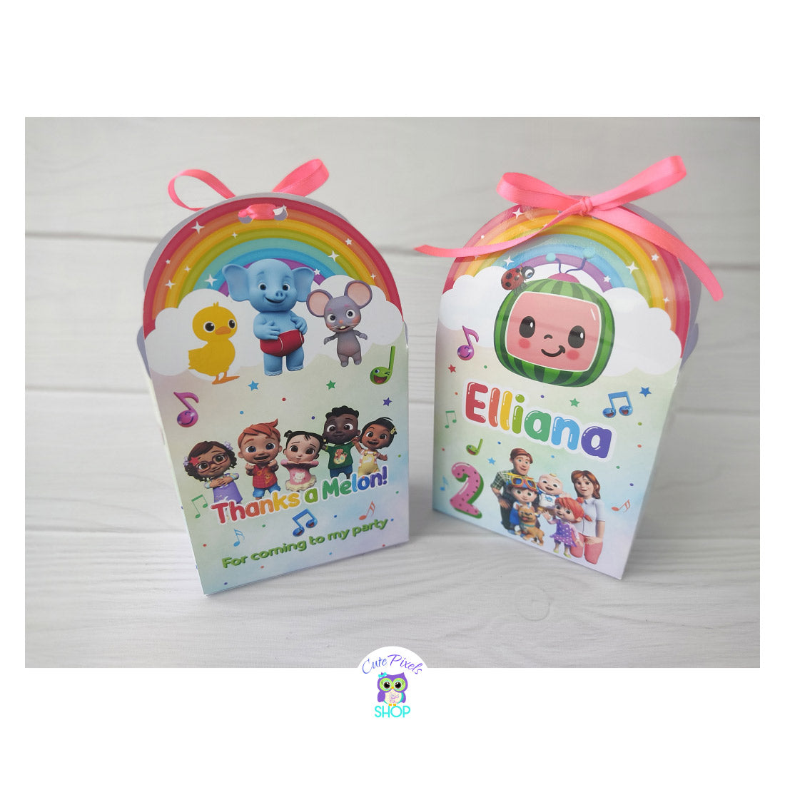 Cocomelon Treat Box - Cocomelon Favor Boxes – Cute Pixels Shop