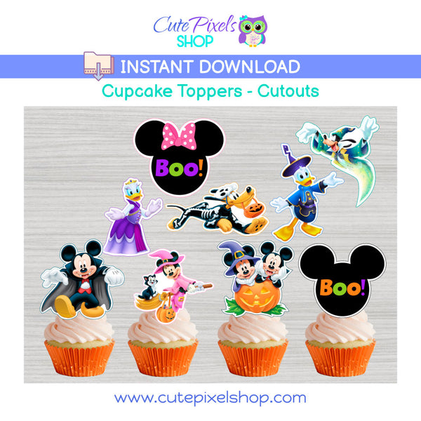 Mickey-Halloween-Cupcake-Toppers