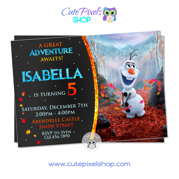 Olaf Invitation